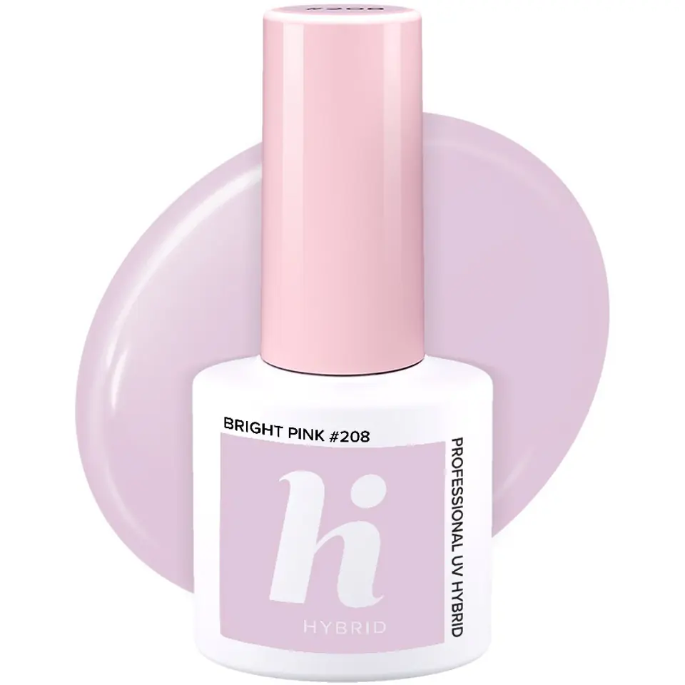 ⁨Hi Hybrid Lakier hybrydowy Unicorn nr 208 Bright Pink 5ml⁩ w sklepie Wasserman.eu