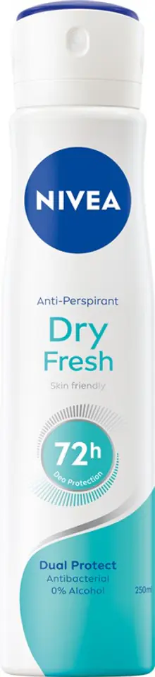 ⁨Nivea Deodorant DRY FRESH spray for women 250ml⁩ at Wasserman.eu