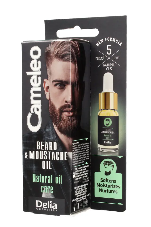 ⁨Delia Cosmetics Cameleo Men Beard and Mustache Oil 10ml⁩ at Wasserman.eu