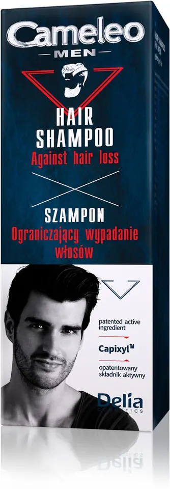 ⁨Delia Cosmetics Cameleo Men Szampon ograniczający wypadanie włosów 150ml⁩ w sklepie Wasserman.eu