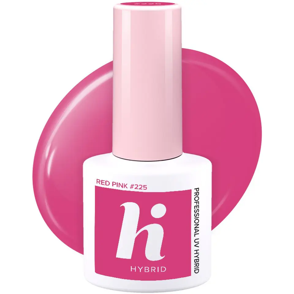 ⁨Hi Hybrid Hybrid polish no 225 Red Pink 5ml⁩ at Wasserman.eu