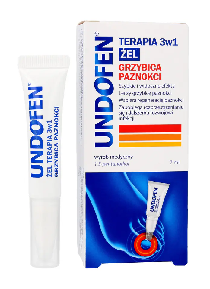 ⁨Undofen Therapy 3in1 Nail Fungus Gel 7ml⁩ at Wasserman.eu