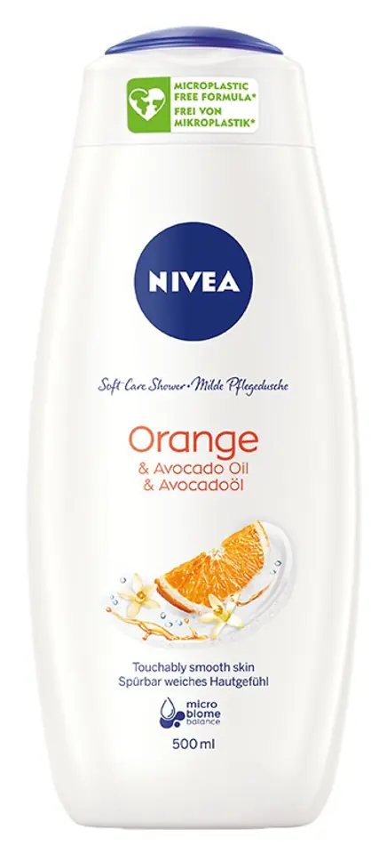 ⁨Nivea Care Shower Care & Orange Shower Gel 500ml⁩ at Wasserman.eu