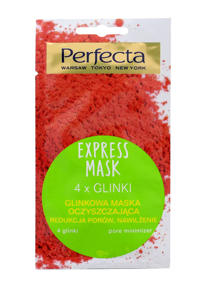 ⁨Perfecta Express Mask Glinkowa Maska oczyszczająca - 4 Glinki 8ml⁩ w sklepie Wasserman.eu