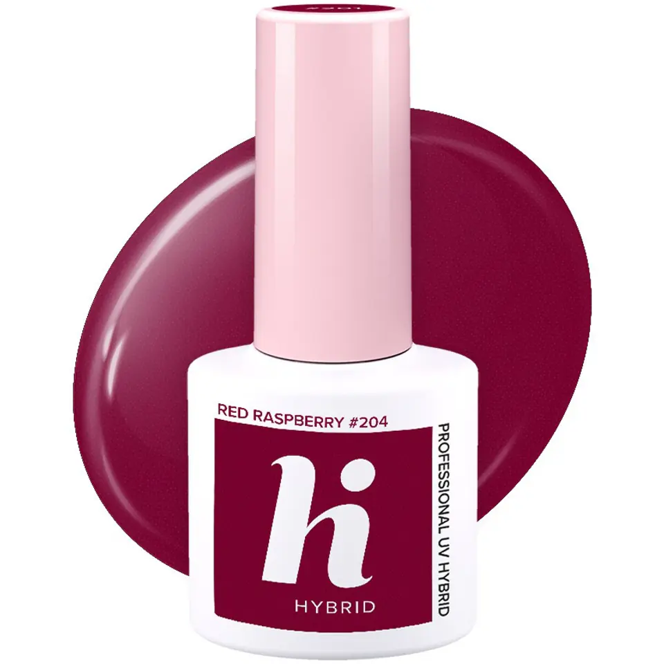 ⁨Hi Hybrid Hybrid polish No. 204 Red Raspberry 5ml⁩ at Wasserman.eu