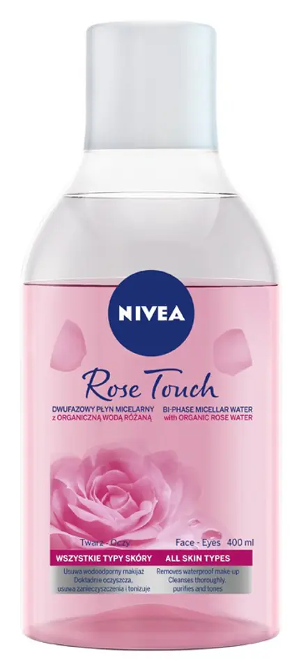 ⁨Nivea Micell Air Skin Breathe Micelarny Płyn dwufazowy z Wodą Różaną 400ml⁩ w sklepie Wasserman.eu