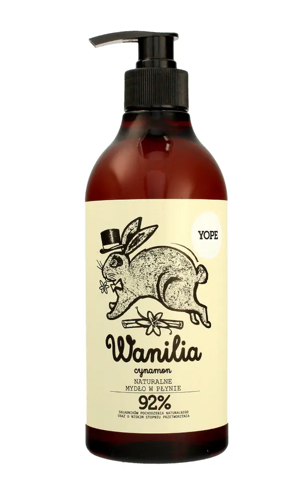 ⁨YOPE Liquid soap VANILLA and CINNAMON 500ml⁩ at Wasserman.eu