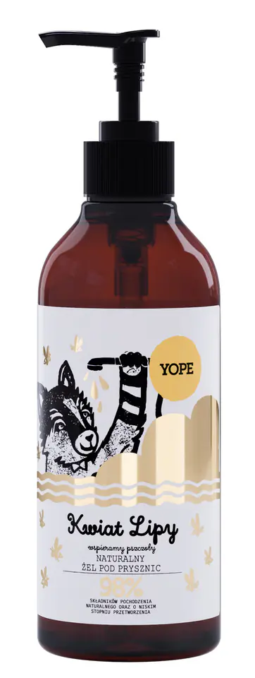 ⁨Yope Shower Gel Linden Flower 400ml⁩ at Wasserman.eu