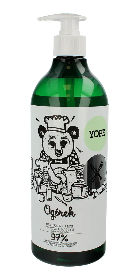 ⁨Yope Płyn do mycia naczyń OGÓREK 750ml⁩ w sklepie Wasserman.eu