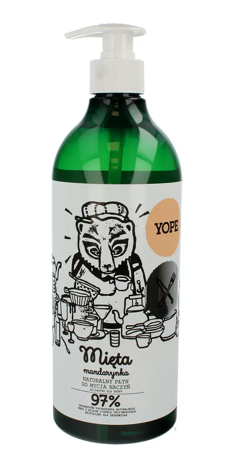 ⁨Yope Dishwashing liquid MINT 750ml⁩ at Wasserman.eu