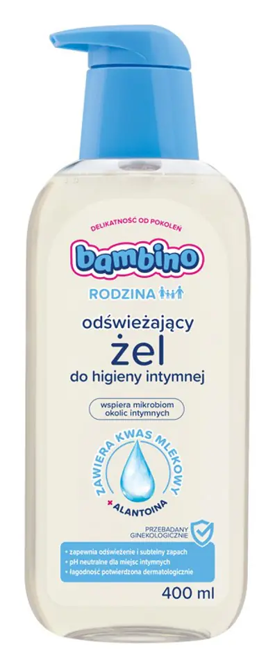 ⁨Bambino Rodzina Żel do higieny intymnej hipoalergiczny 400ml⁩ w sklepie Wasserman.eu