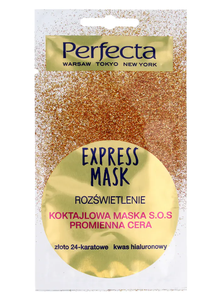 ⁨Perfecta Express Mask Cocktail Mask S.O.S illuminating 8ml⁩ at Wasserman.eu