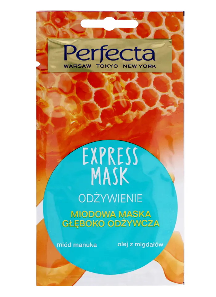 ⁨Perfecta Express Mask Miodowa Maska głęboko odżywcza 8ml⁩ w sklepie Wasserman.eu