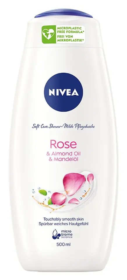 ⁨Nivea Care Shower Care & Roses Shower Gel 500ml⁩ at Wasserman.eu