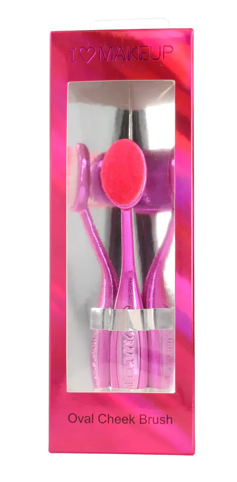 ⁨Makeup Revolution Oval Cheek Brush Szczotka do makijażu policzków 1szt⁩ w sklepie Wasserman.eu