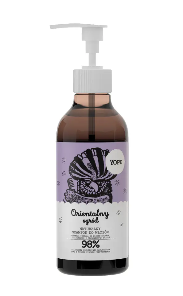 ⁨Yope Orientalny Ogród, Naturalny Szampon do Włosów Suchych i Zniszczonych, 300ml⁩ w sklepie Wasserman.eu