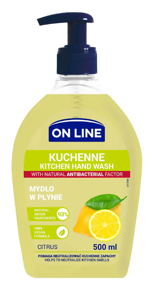 ⁨On line Mydło Kuchenne w dozowniku Citrus  500ml⁩ w sklepie Wasserman.eu