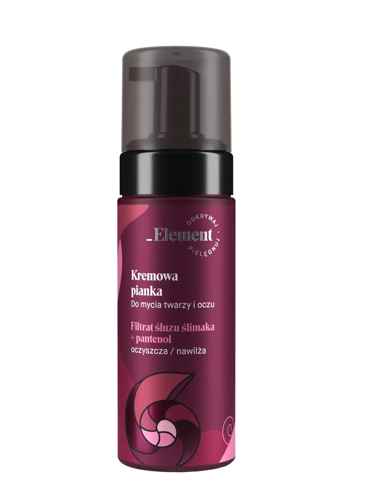 ⁨Element Mucus Filtrat Snail Cream Foam for face and eye washing 170ml⁩ at Wasserman.eu