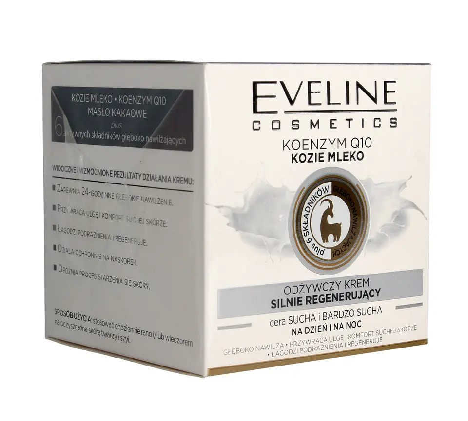 ⁨Eveline Nourishing Highly Regenerating Cream Coenzyme Q10 & Goat Milk⁩ at Wasserman.eu