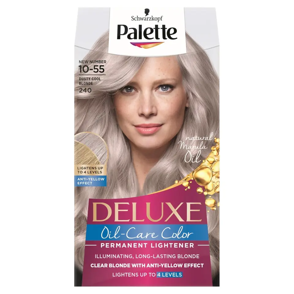 ⁨Palette Deluxe Permanent Hair Dye No. 240 Ash Cool Blond 1op.⁩ at Wasserman.eu