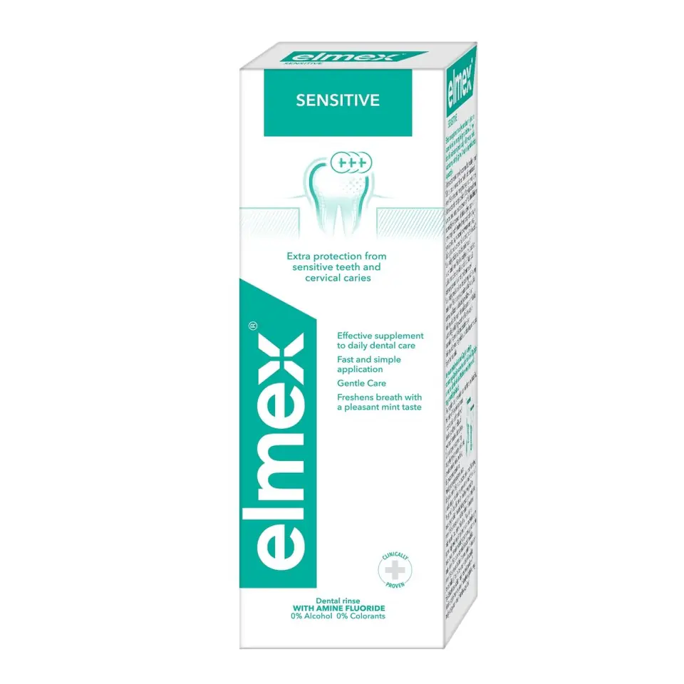 ⁨Elmex Mouthwash Sensitive Plus 400ml⁩ at Wasserman.eu