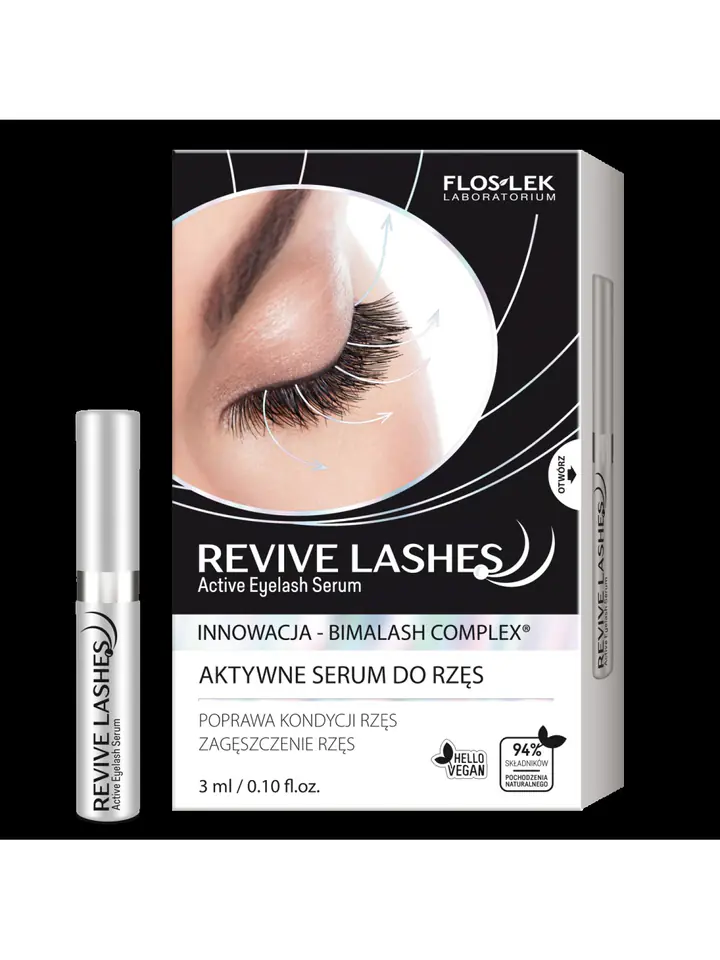 ⁨Floslek Revive Lashes Serum stymulujące wzrost do rzęs 3ml⁩ w sklepie Wasserman.eu