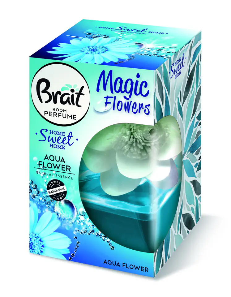 ⁨Brait Magic Flower Dekoracyjny Odświeżacz powietrza Aqua Flower 75ml⁩ w sklepie Wasserman.eu