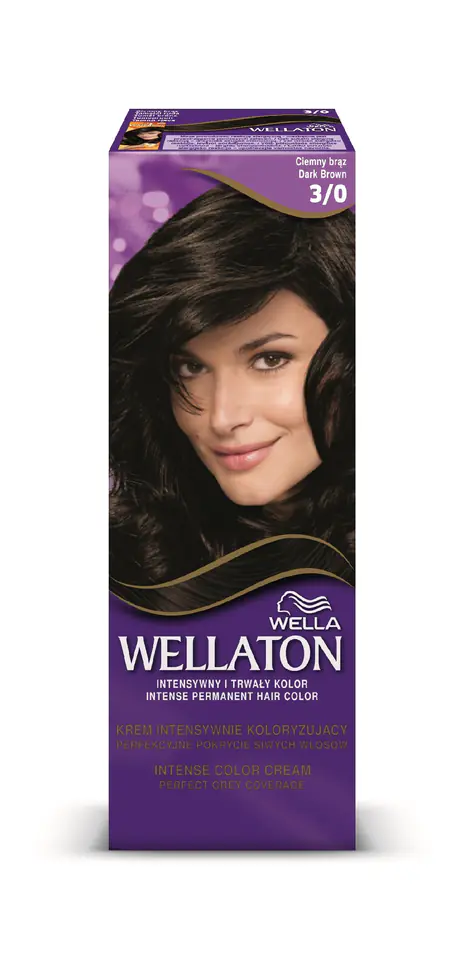 ⁨Wella Wellaton Intensive Colouring Cream No 3/0 Dark Brown 1⁩ at Wasserman.eu