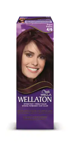 ⁨Wella Wellaton Krem intensywnie koloryzujący nr 4/6 Burgund  1op.⁩ w sklepie Wasserman.eu