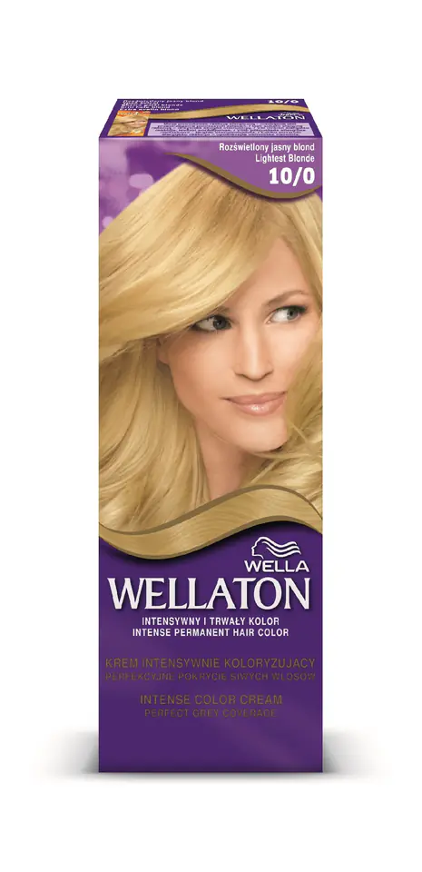 ⁨Wella Wellaton Krem intensywnie koloryzujący nr 10/0 Rozświetlony Jasny Blond 1op.⁩ w sklepie Wasserman.eu