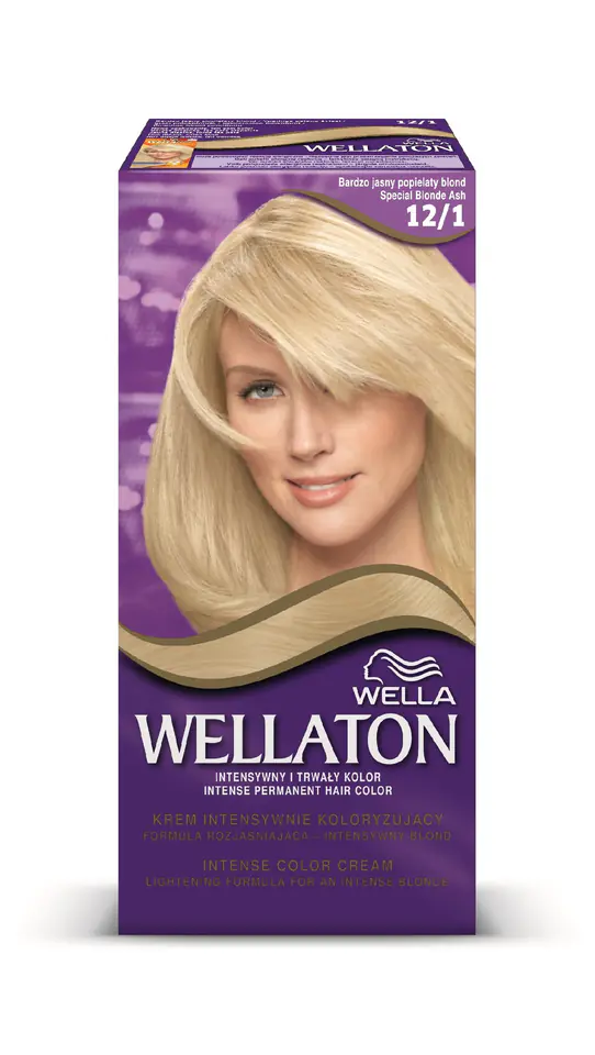 ⁨Wella Wellaton Krem intensywnie koloryzujący nr 12/1 Bardzo Jasny Popielaty Blond 1op.⁩ w sklepie Wasserman.eu