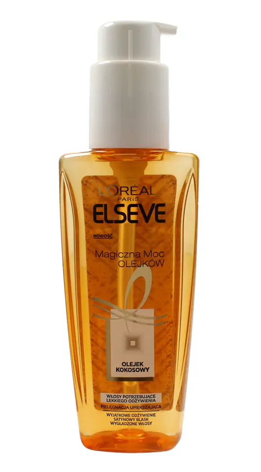 ⁨Loreal Elseve Magiczna Moc Olejków Olejek kokosowy do włosów 100ml⁩ w sklepie Wasserman.eu