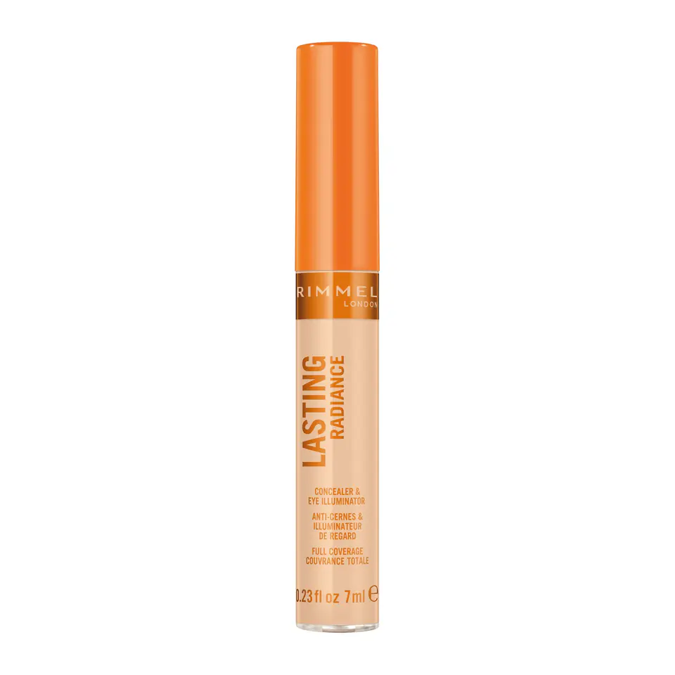 ⁨Rimmel Lasting Radiance Illuminating Concealer for Eyes and Face No. 010 Ivory 7ml⁩ at Wasserman.eu