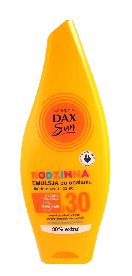 ⁨Dax Sun Emulsja ochronna do opalania SPF 30 Rodzinna 250ml⁩ w sklepie Wasserman.eu