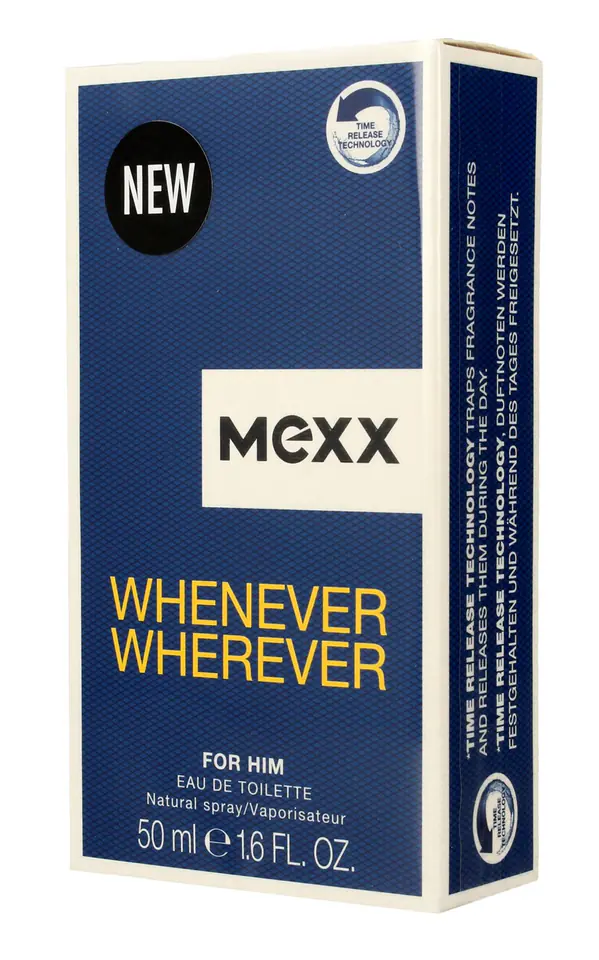 ⁨Mexx Whenever Wherever for Him Woda Toaletowa 50ml⁩ w sklepie Wasserman.eu