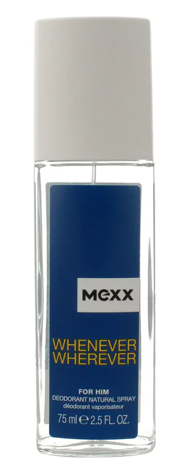 ⁨Mexx Whenever Wherever for Him Dezodorant naturalny spray 75ml⁩ w sklepie Wasserman.eu