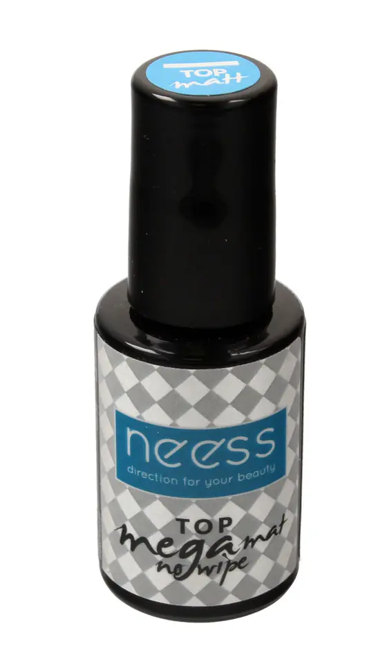 ⁨NEESS Top do lakierów hybrydowych No Wipe Mega Mat (7624/4) 4 ml⁩ w sklepie Wasserman.eu