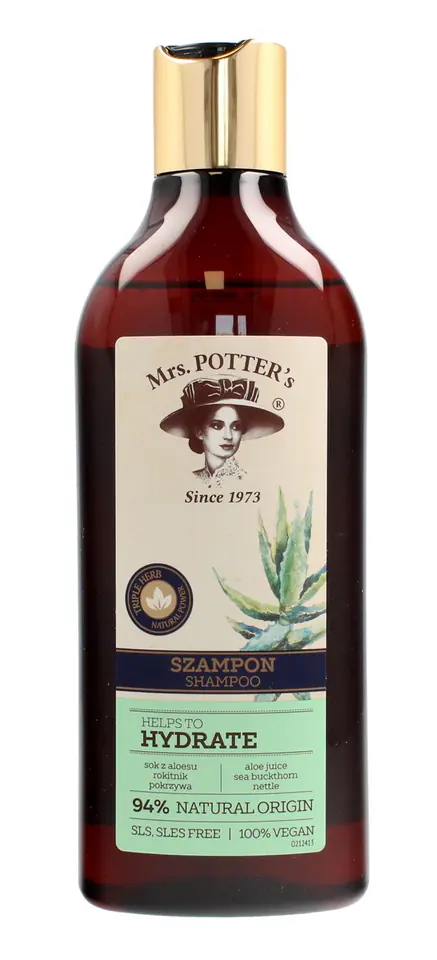 ⁨Mrs Potters Triple Herb Szampon do włosów suchych Hydrate 390ml⁩ w sklepie Wasserman.eu