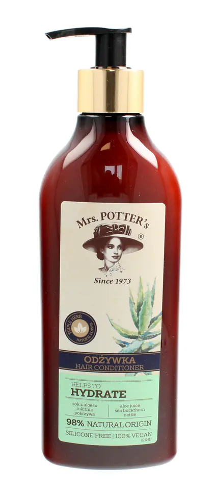 ⁨Mrs Potters Triple Herb Odżywka do włosów suchych Hydrate 390ml⁩ w sklepie Wasserman.eu