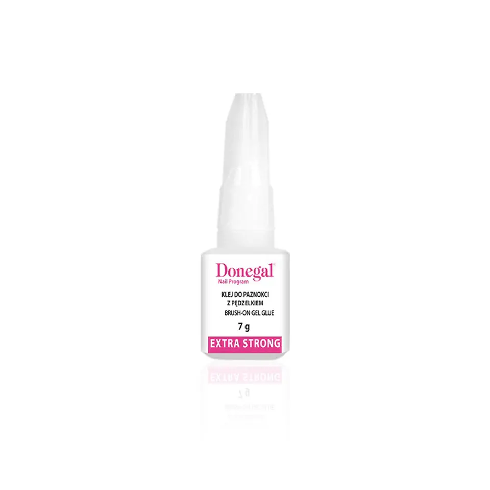 ⁨Donegal GLUE for artificial nails with brush (3100) transparent 7g⁩ at Wasserman.eu