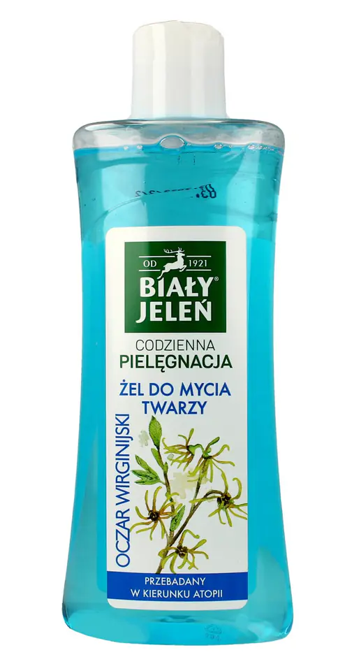 ⁨Biały Jeleń Codzienna Pielęgnacja Żel do mycia twarzy Oczar Wirginijski 265ml⁩ w sklepie Wasserman.eu