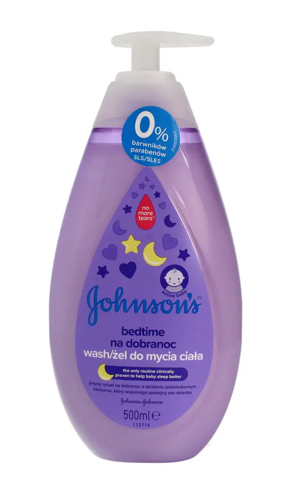 ⁨Johnson's Baby Bedtime Żel do mycia ciała dla dzieci na dobranoc 500ml⁩ w sklepie Wasserman.eu
