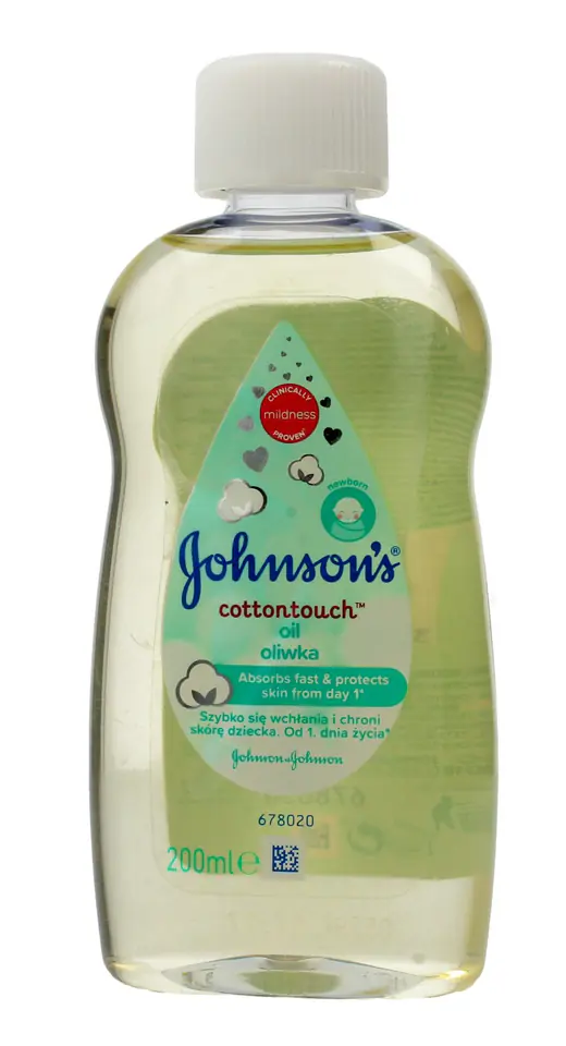 ⁨Johnson's Baby Cotton Touch Oliwka dla dzieci 200ml⁩ w sklepie Wasserman.eu