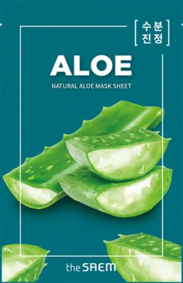 ⁨The SAEM Natural Mask Sheet Mask on Aloe Fabric 21ml⁩ at Wasserman.eu