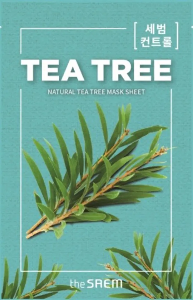 ⁨The SAEM Natural Mask Sheet Mask on Tea Tree Fabric 21ml⁩ at Wasserman.eu