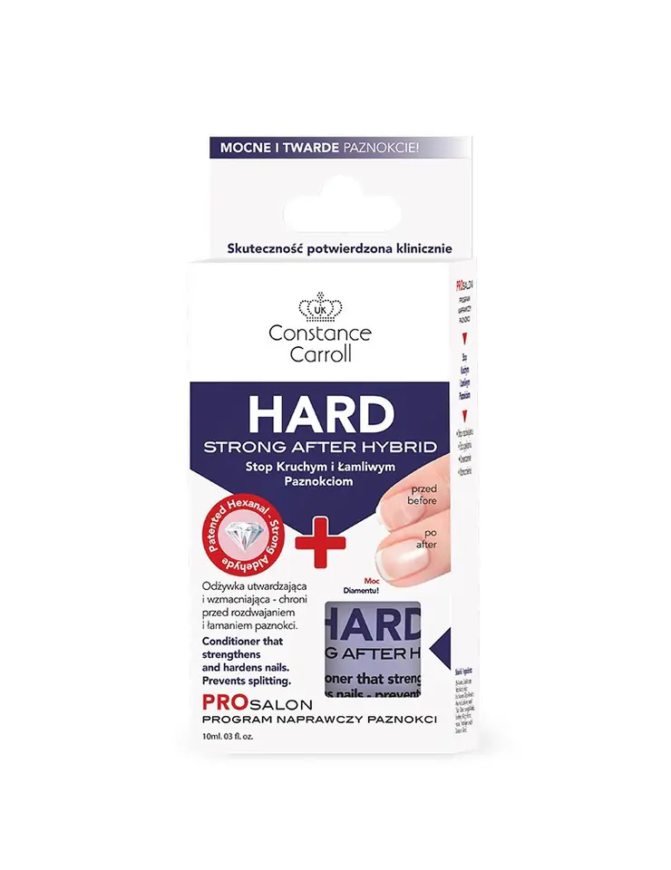 ⁨Constance Carroll Nail Care Odżywka do paznokci Hard Strong After Hybrid 10ml⁩ w sklepie Wasserman.eu