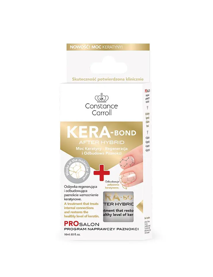 ⁨Constance Carroll Nail Care Odżywka do paznokci Kera-Bond After Hybrid 10ml⁩ w sklepie Wasserman.eu