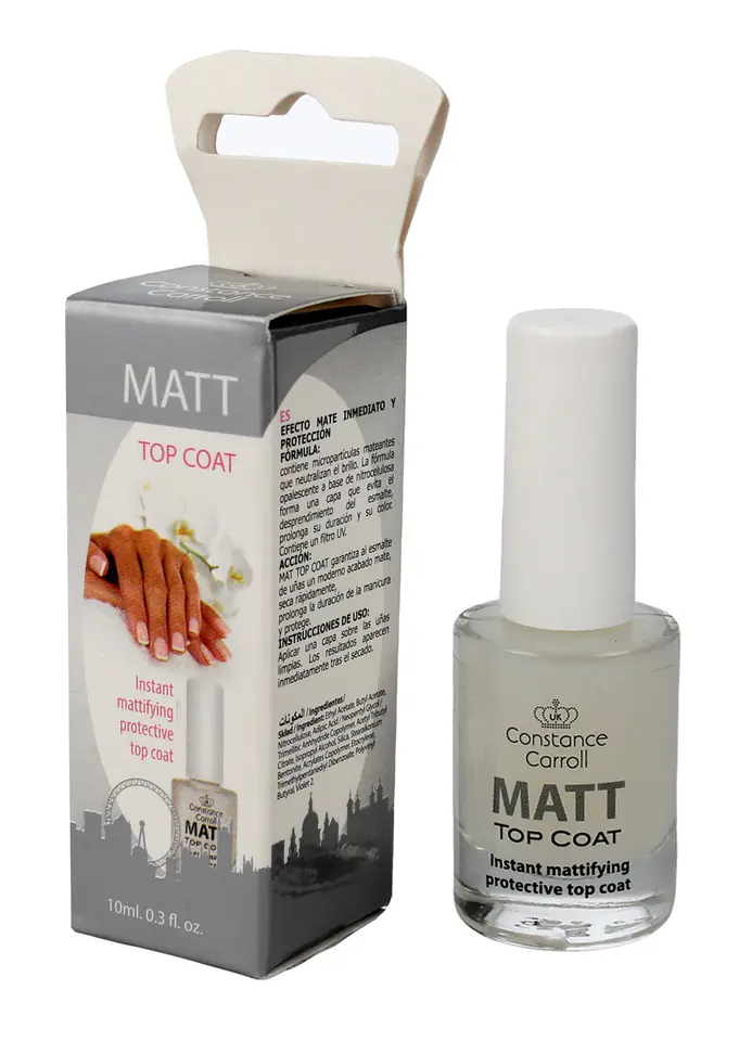 ⁨Constance Carroll Matt Top Coat 10ml⁩ w sklepie Wasserman.eu