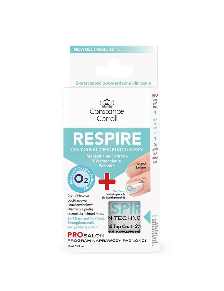 ⁨Constance Carroll Nail Care Nail Conditioner Respire Oxygen Technology 10ml⁩ at Wasserman.eu