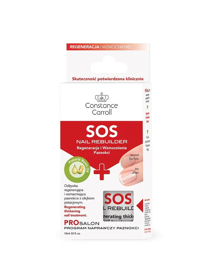 ⁨Constance Carroll Nail Care Nail Conditioner SOS Nail Rebuilder 10ml⁩ at Wasserman.eu